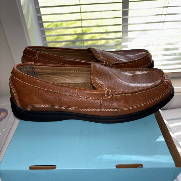 Dockers Brown Leather Loafers - Picture 3 of 13